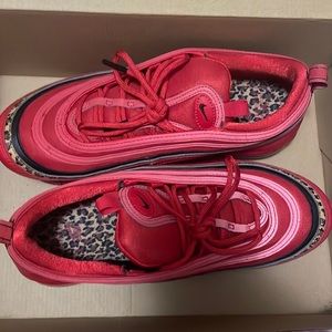 AirMax 97 red & leopard…… worn once
